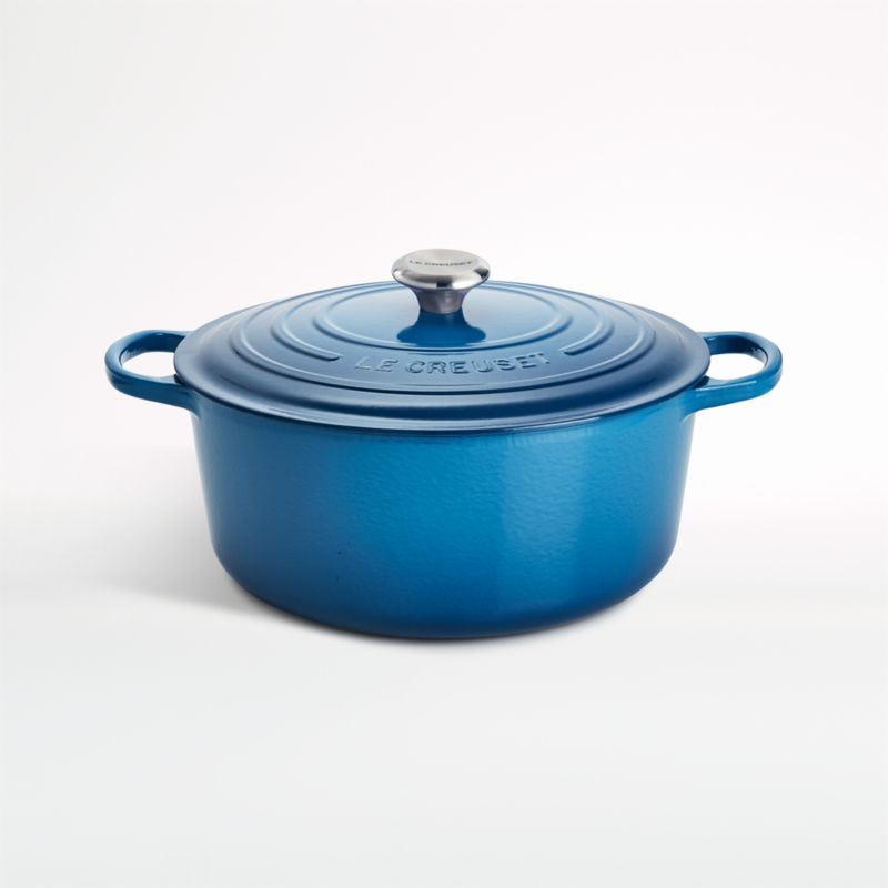 Marseille Blue 4.5 quart Round Dutch Oven Signature