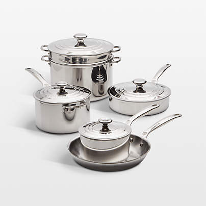 Le Creuset ® Signature Stainless Steel 10-Piece Cookware Set