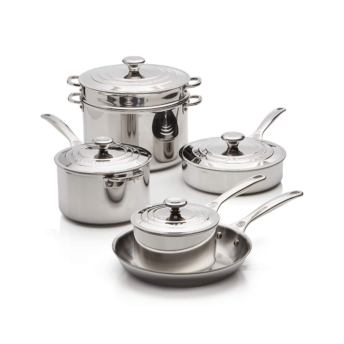 https://cb.scene7.com/is/image/Crate/LeCreuSigSS10pcSetF16/$web_pdp_main_carousel_zoom_med$/220913133735/le-creuset-signature-stainless-steel-10-piece-cookware-set.jpg