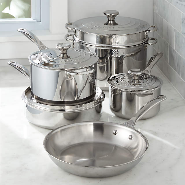 Le Creuset ® Signature 10-Piece Stainless Steel Cookware Set