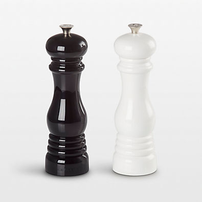 View Le Creuset ® Black & White Salt and Pepper Mill Set details