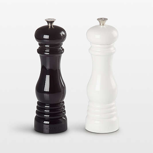 Le Creuset ® Black & White Salt and Pepper Mill Set