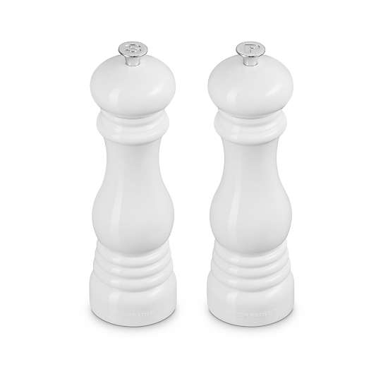 Le Creuset ® White Salt and Pepper Mill Set