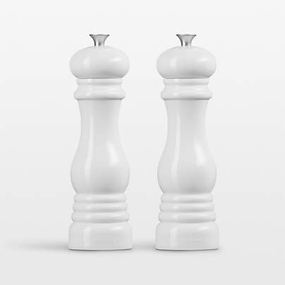 Le Creuset ® White Salt and Pepper Mill Set