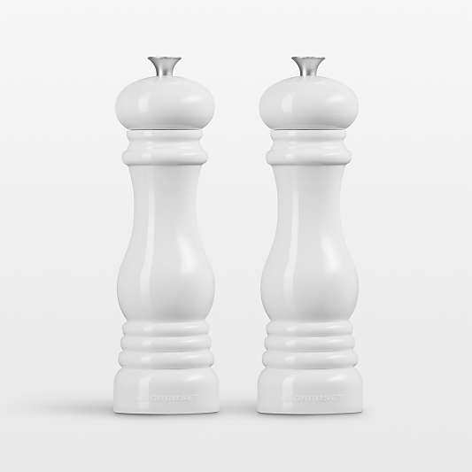 Le Creuset ® White Salt and Pepper Mill Set