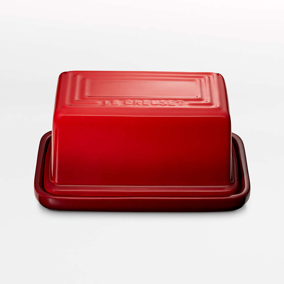 Le Creuset Cerise Specialty Butter Dish Crate & Barrel Canada