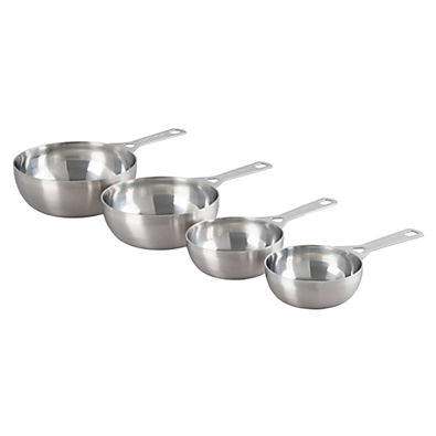 View Le Creuset ® 4-Piece Stainless Steel Batch Baking Measuring Cup Set details