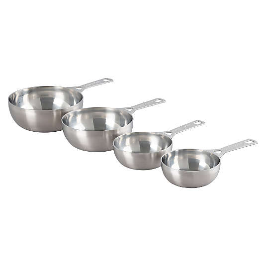 Le Creuset ® 4-Piece Stainless Steel Batch Baking Measuring Cup Set
