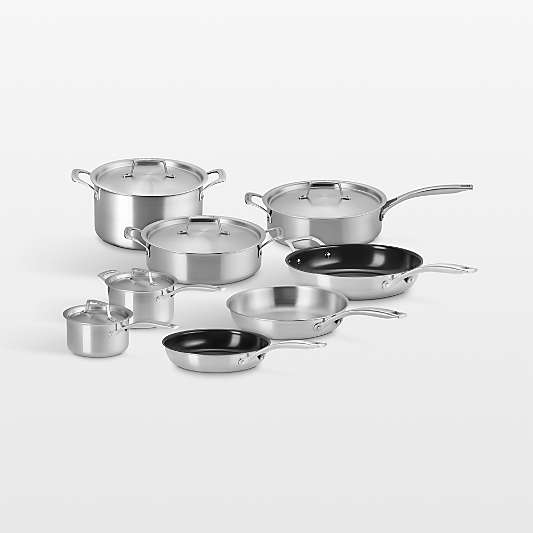 Le Creuset ® Essential Stainless Steel 13-Piece Cookware Set