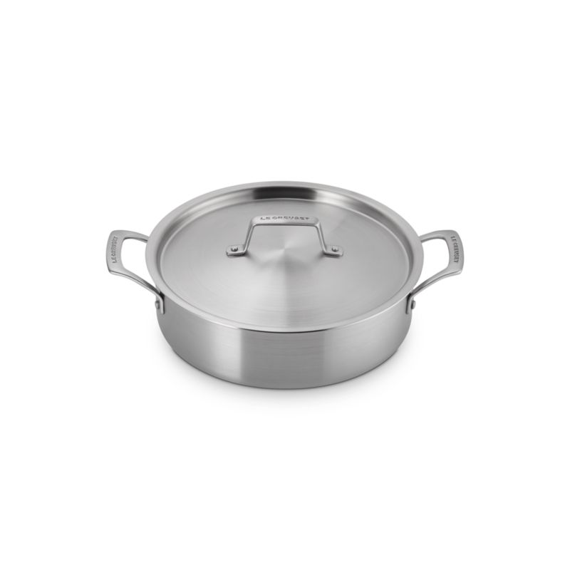 Le Creuset ® Essential Stainless Steel 4.5-Qt. Rondeau with Lid - image 3 of 4