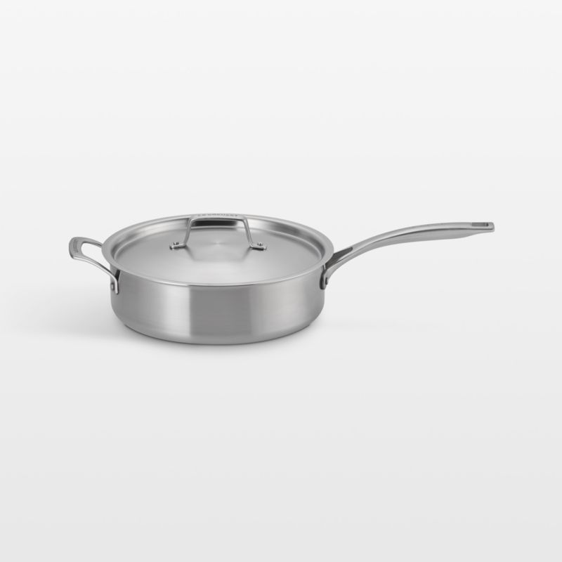 Viewing product image Le Creuset ® Essential Stainless Steel 4.5-Qt. Saute Pan with Lid - image 1 of 6