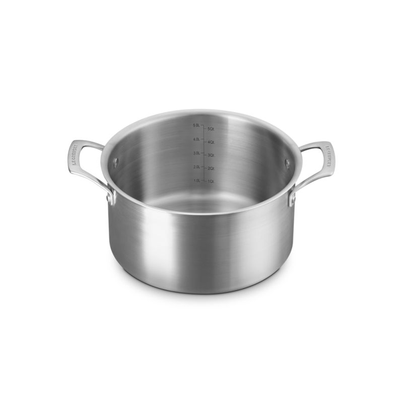 Le Creuset ® Essential Stainless Steel 6.25-Qt. Stockpot with Lid - image 2 of 6