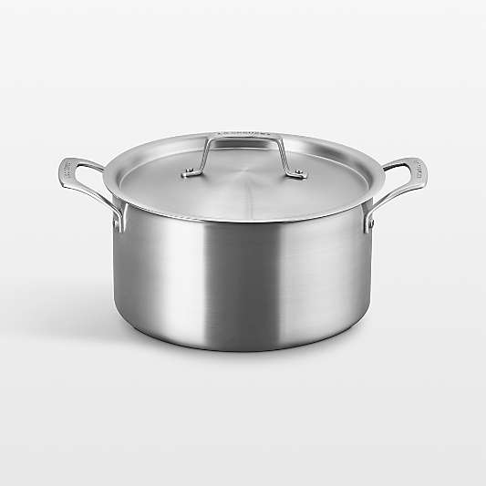 Le Creuset ® Essential Stainless Steel 6.25-Qt. Stockpot with Lid