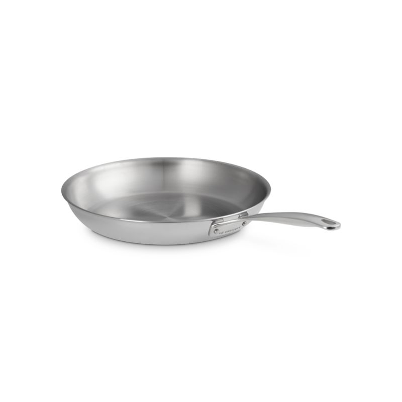 Le Creuset ® Signature Stainless Steel 12" Shallow Round Fry Pan - image 1 of 6