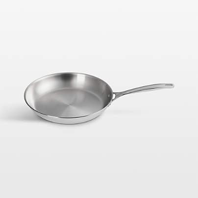 Le Creuset ® Signature Stainless Steel 12" Shallow Round Fry Pan