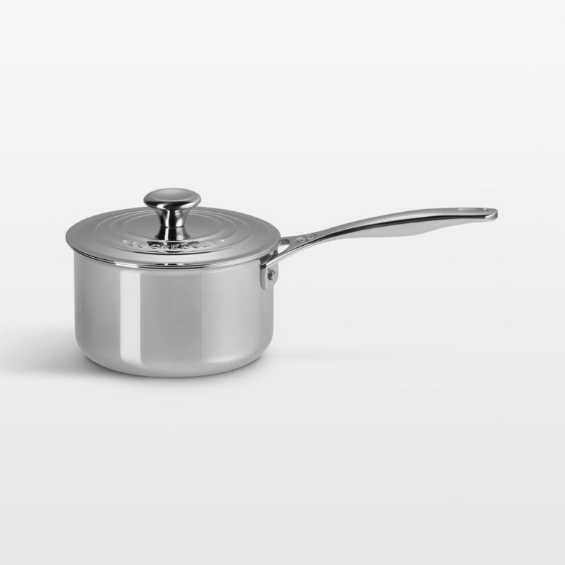 Viewing product image Le Creuset ® Signature Stainless Steel 2-Qt. Saucepan with Lid - image 1 of 7