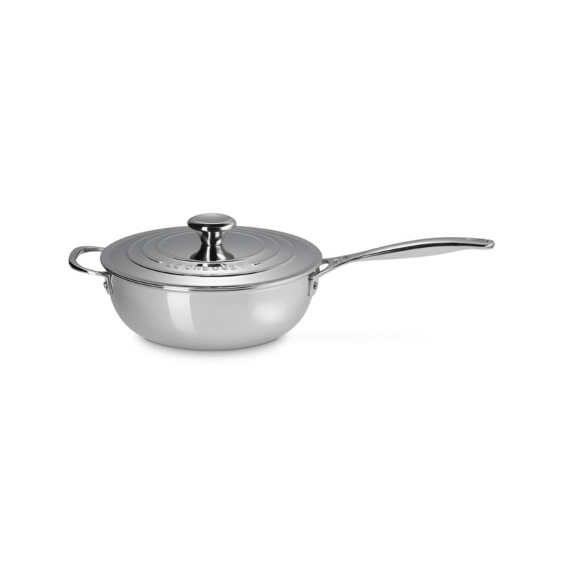Le Creuset ® Signature Stainless Steel 3.5-Qt. Saucier Pan with Lid - image 4 of 7