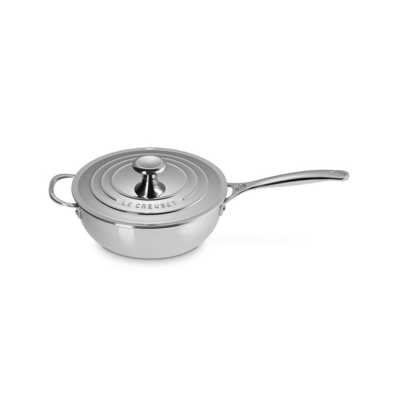 Le Creuset ® Signature Stainless Steel 3.5-Qt. Saucier Pan with Lid - image 5 of 7