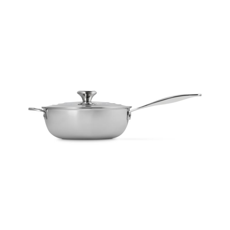 Le Creuset ® Signature Stainless Steel 3.5-Qt. Saucier Pan with Lid - image 2 of 7