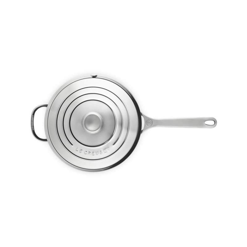 Le Creuset ® Signature Stainless Steel 3.5-Qt. Saucier Pan with Lid - image 3 of 7