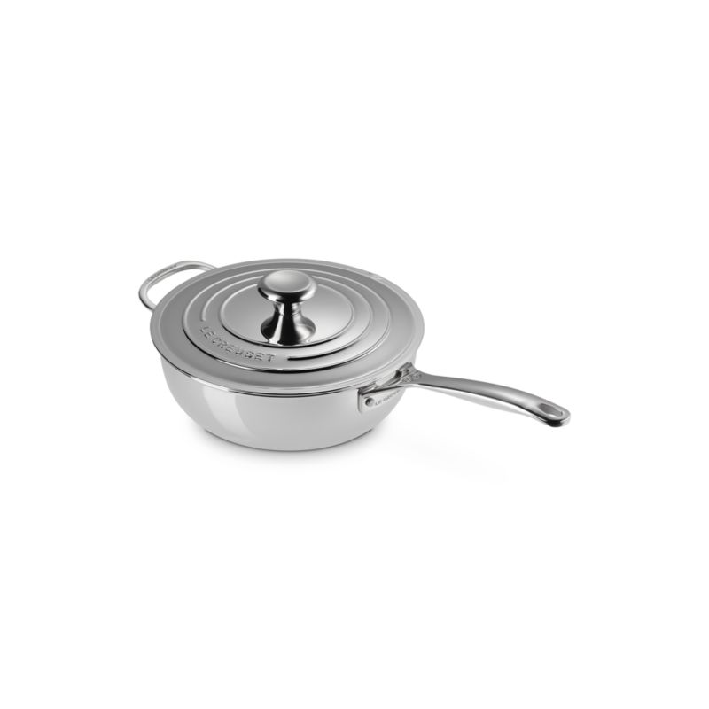 Le Creuset ® Signature Stainless Steel 3.5-Qt. Saucier Pan with Lid - image 6 of 7