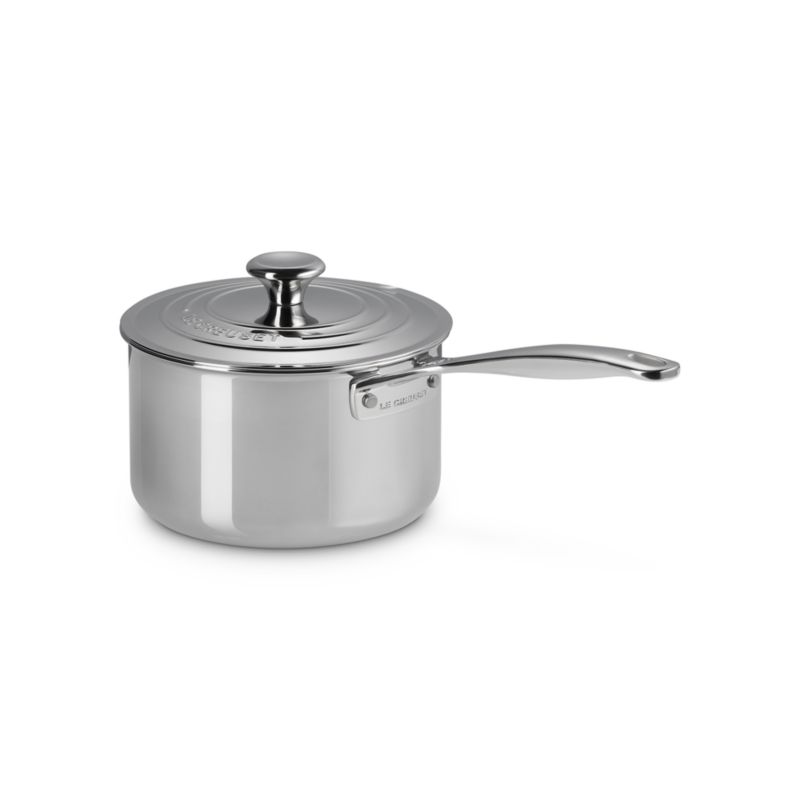 Le Creuset ® Signature Stainless Steel 3-Qt. Saucepan with Lid - image 3 of 7
