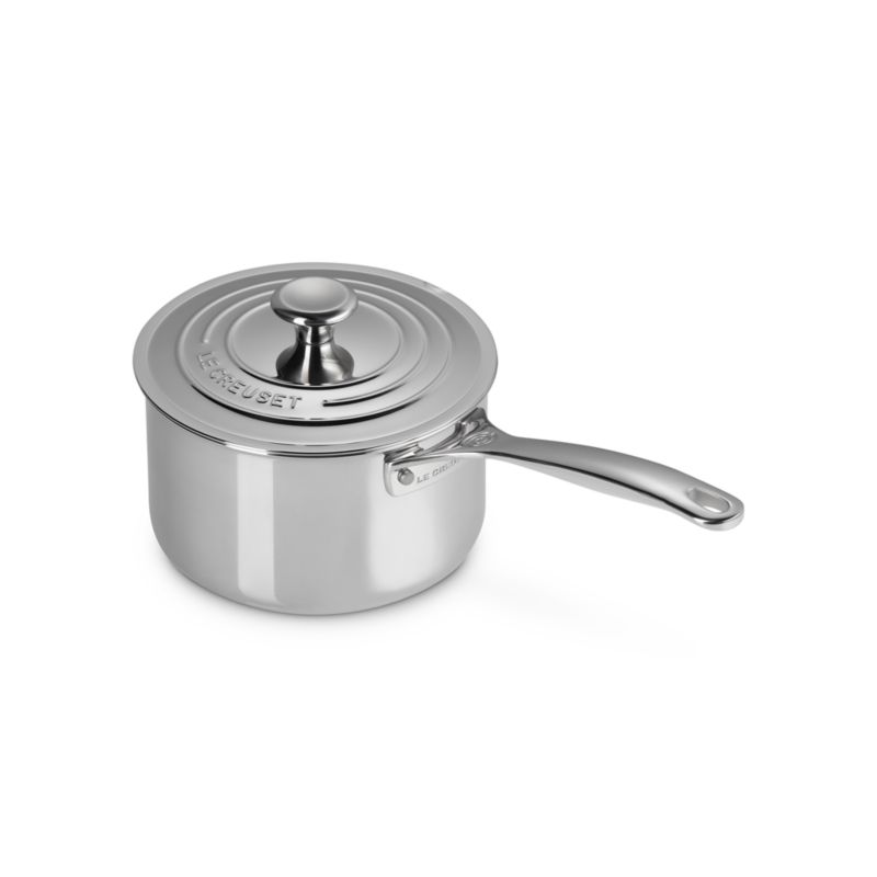 Le Creuset ® Signature Stainless Steel 3-Qt. Saucepan with Lid - image 2 of 7