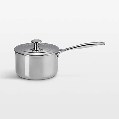 Le Creuset ® Signature Stainless Steel 3-Qt. Saucepan with Lid