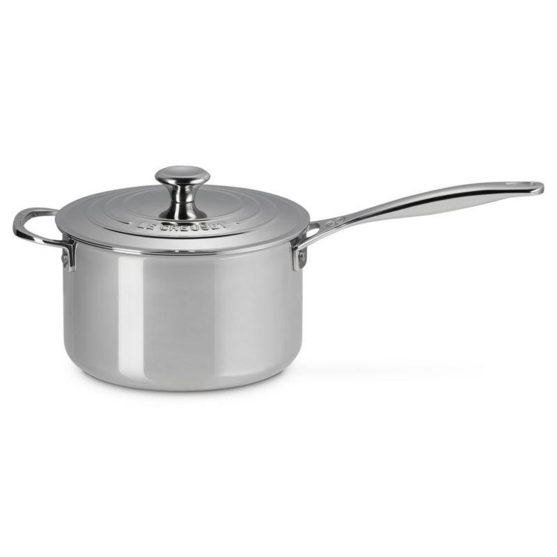 Le Creuset ® Signature Stainless Steel 4-Qt. Saucepan with Lid - image 2 of 6