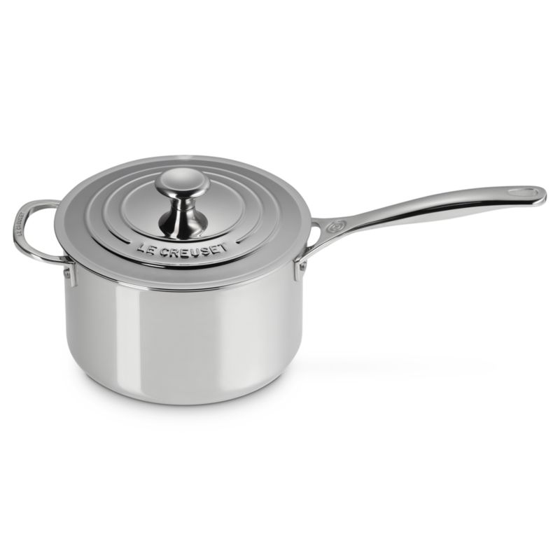 Le Creuset ® Signature Stainless Steel 4-Qt. Saucepan with Lid - image 1 of 6