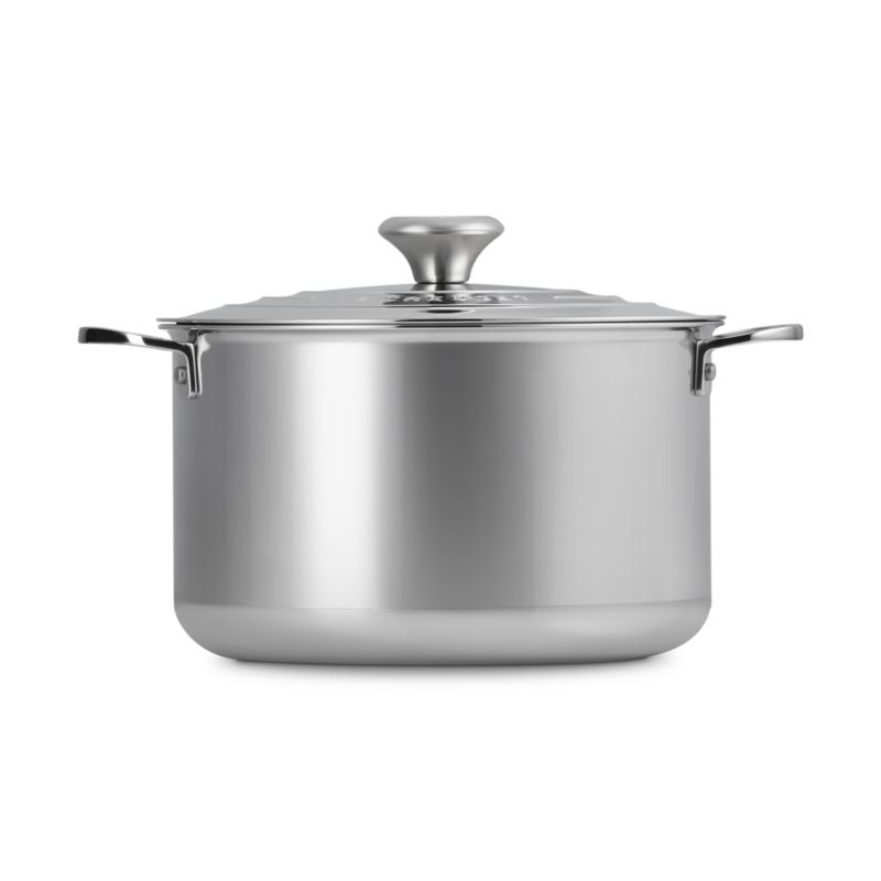Le Creuset ® Signature Stainless Steel 7-Qt. Stock Pot with Lid - image 3 of 6