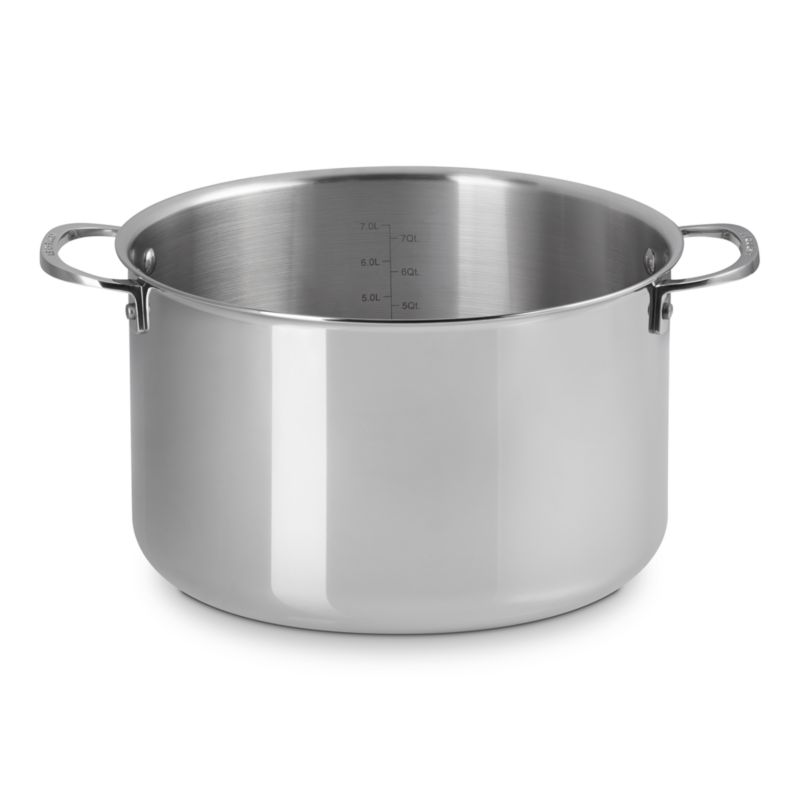 Le Creuset ® Signature Stainless Steel 9-Qt. Stock Pot with Lid and Deep Colander - image 6 of 7