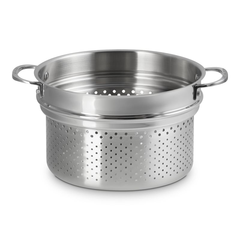 Le Creuset ® Signature Stainless Steel 9-Qt. Stock Pot with Lid and Deep Colander - image 3 of 7