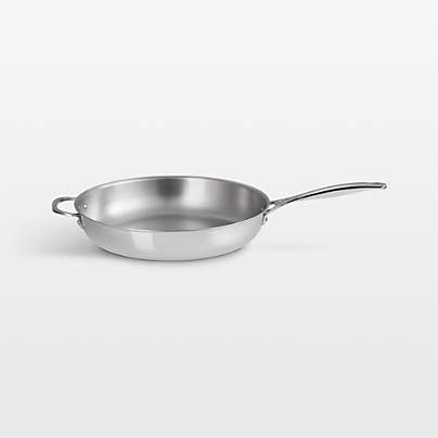 Le Creuset ® Signature Stainless Steel 12.5" Deep Round Fry Pan