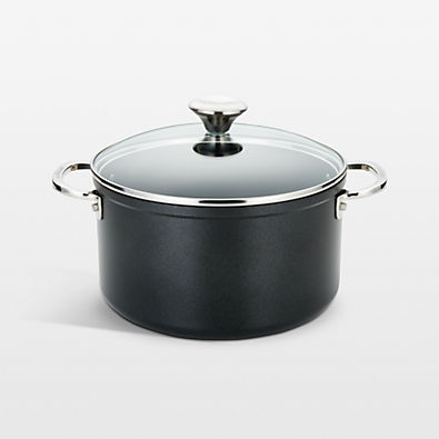 View Le Creuset ® Toughened Non-Stick PRO 6.3-Qt. Stockpot with Glass Lid details
