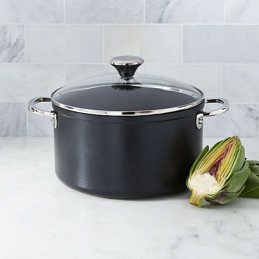 Le Creuset ® Toughened Non-Stick PRO 6.3-Qt. Stockpot with Glass Lid