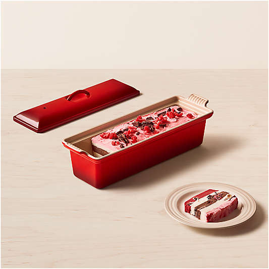 Le Creuset ® 2-Qt. Cerise Enameled Cast Iron Pate Terrine Dish