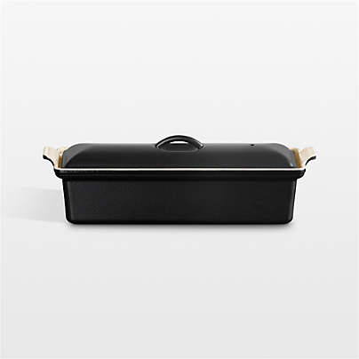 Le Creuset ® 2-Qt. Licorice Enameled Cast Iron Pate Terrine Dish