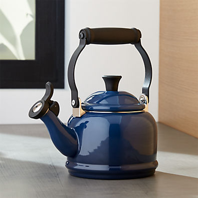 View Le Creuset ® Demi 1.25-Qt. Ink Blue Stovetop Tea Kettle details