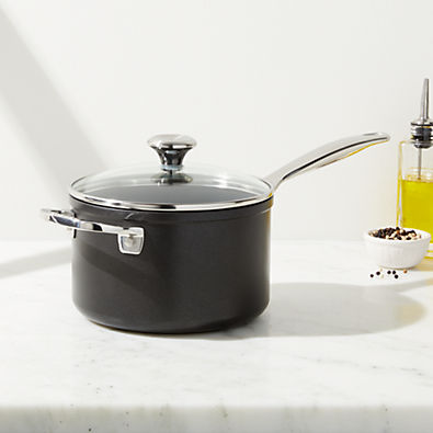 View Le Creuset ® Toughened Non-Stick PRO 3-Qt. Quart Saucepan with Lid details