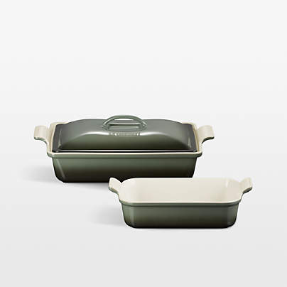 Le Creuset ® Thyme 3-Piece Heritage Rectangular Casserole Dish Set
