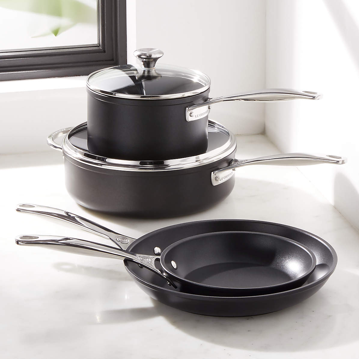 6 piece non stick cookware set