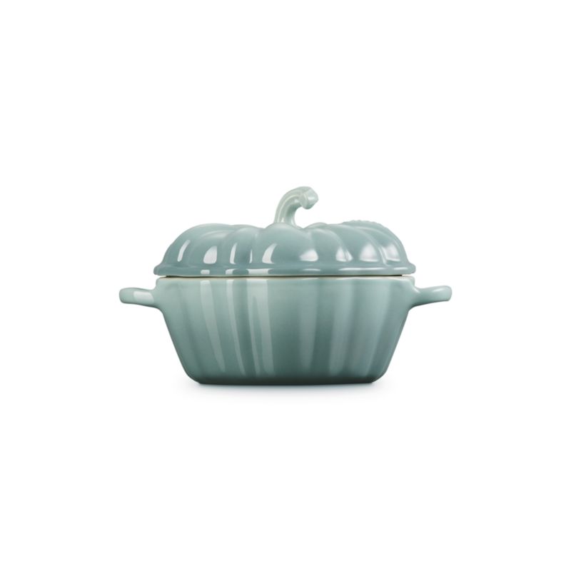 Le Creuset 0.35-L. Sea Salt Pumpkin Mini Cocotte - image 2 of 4