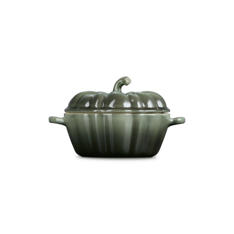 Le Creuset 0.35-L. Thyme Pumpkin Mini Cocotte - image 2 of 4