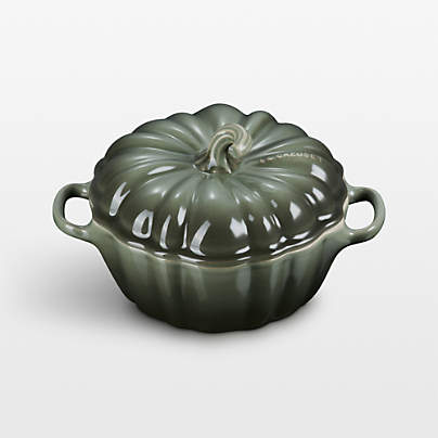 Le Creuset 0.35-L. Thyme Pumpkin Mini Cocotte
