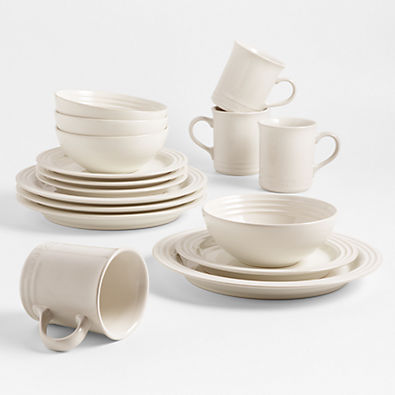 View Le Creuset ® 16-Piece Meringue Dinnerware Set details