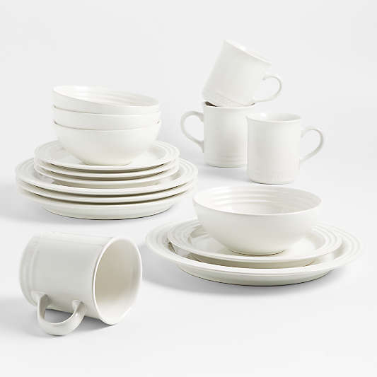White Dinnerware Sets Crate & Barrel