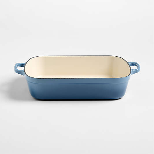 Le Creuset ® Signature 5.25-Qt. Chambray Enameled Cast Iron Rectangular Roaster