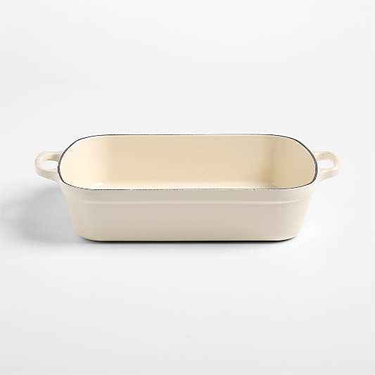 Le Creuset ® Signature 5.25-Qt. Cream Enameled Cast Iron Rectangular Roaster