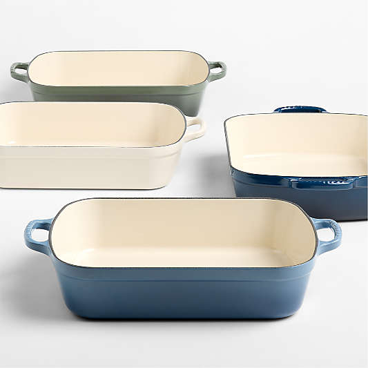 Le Creuset ® Signature 5.25-Qt. Chambray Enameled Cast Iron Rectangular Roaster